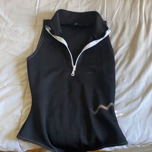 ASOS Black and White Zip Up Bodysuit